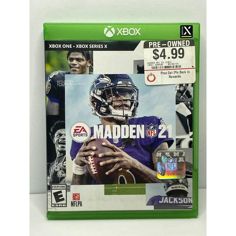 Madden NFL 21 Xbox One Xbox Series X EA Sports Football Game Lamar Jackson V171
